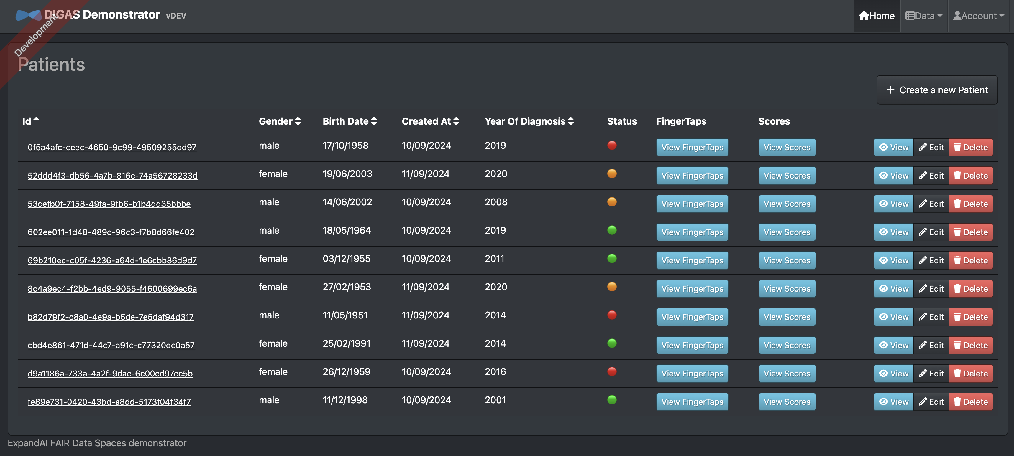 ExpandAI Demonstrator Dashboard